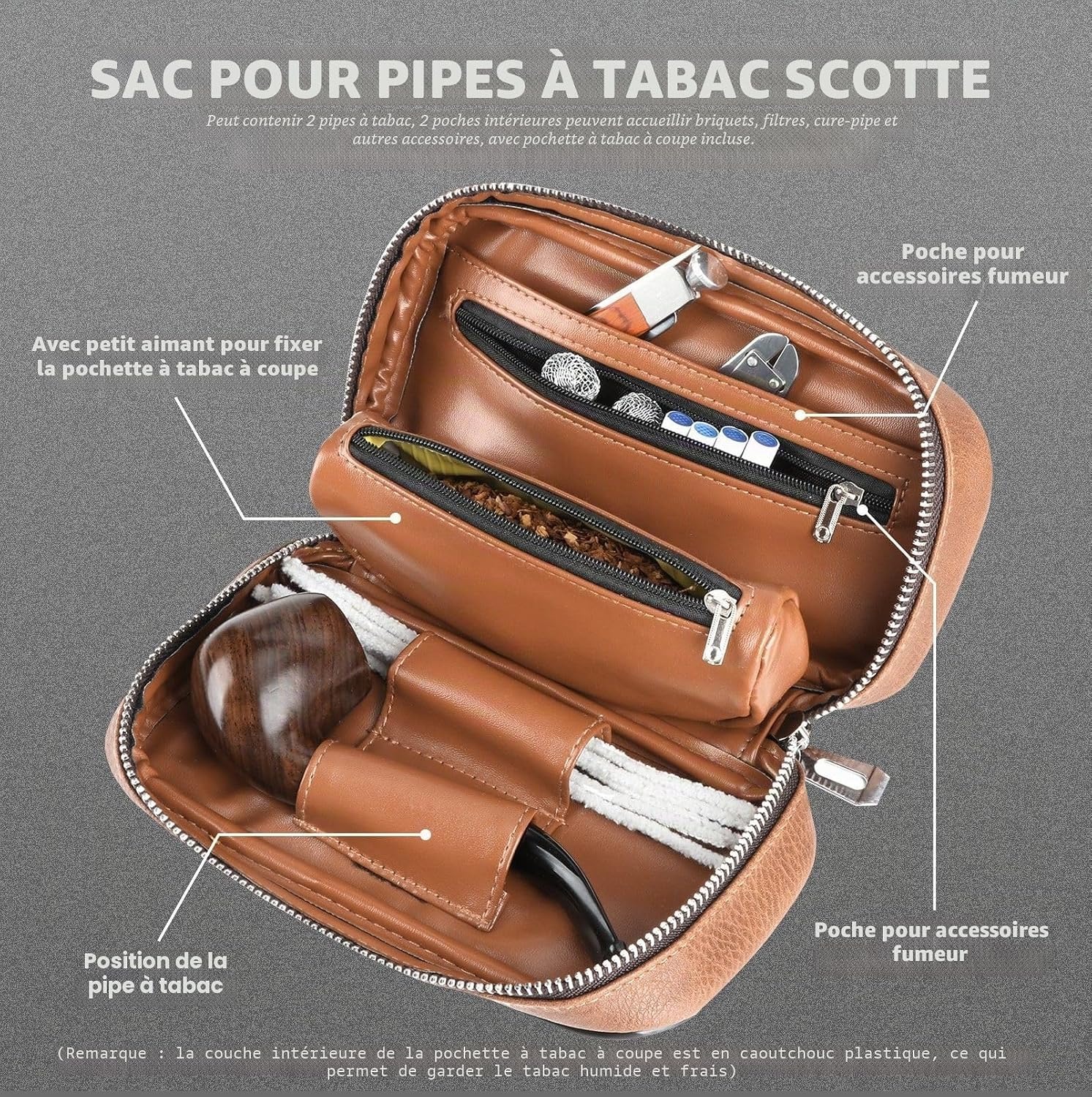 Sac Pipe à tabac Scotter